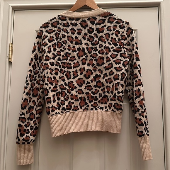 CAbi Nine Lives Cardigan leopard print size XS - Picture 6 of 8